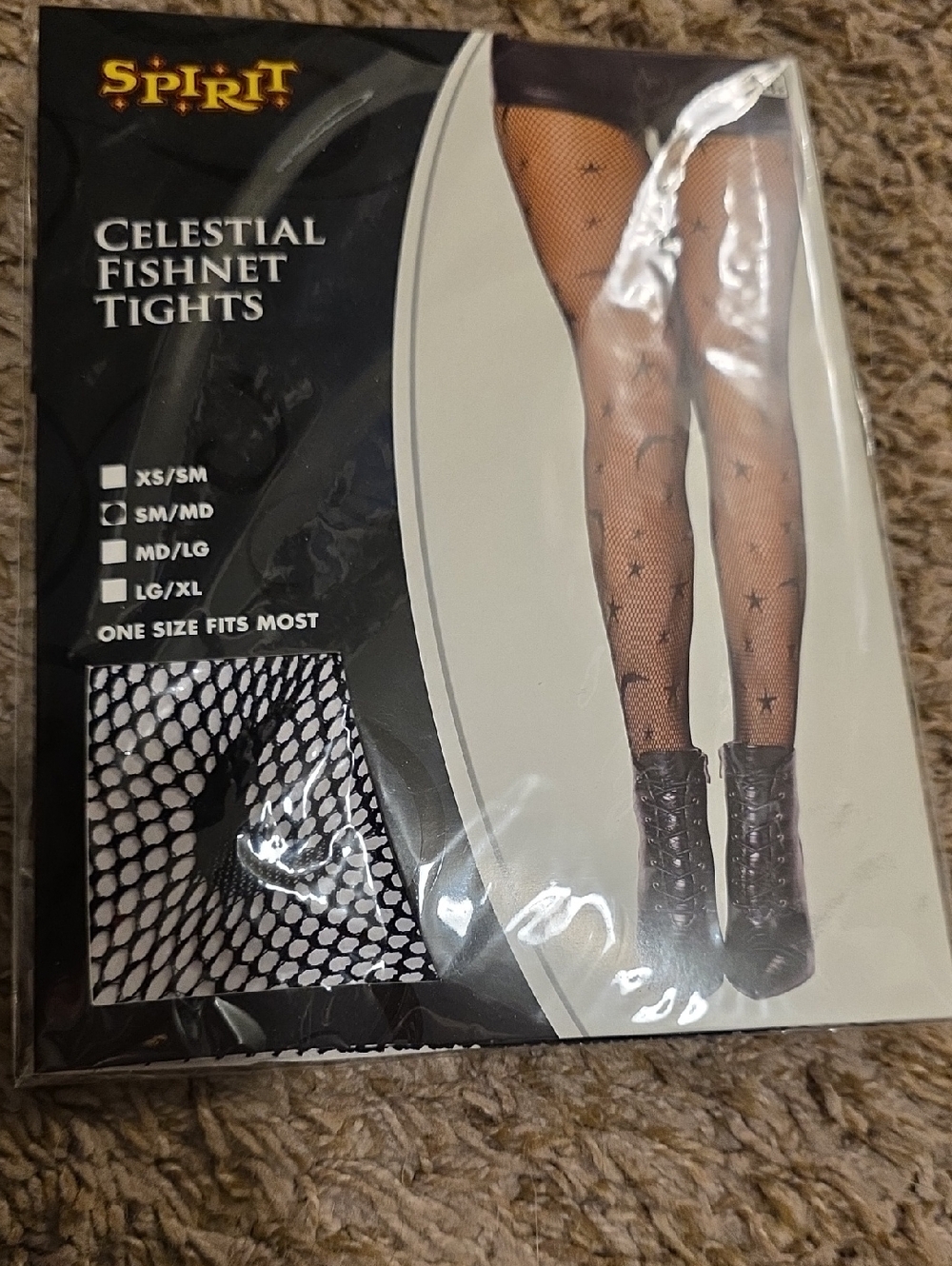 Spirit Celestial Fishnet Tights - Black
